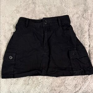 Timing Black Mini Skirt